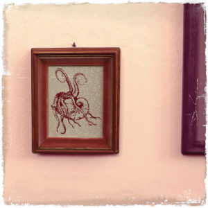 Framed Hand ScreenPrinted Argonaut