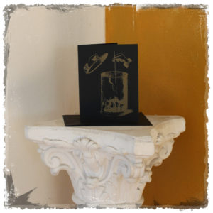 Hand ScreenPrinted Card Mushrooms