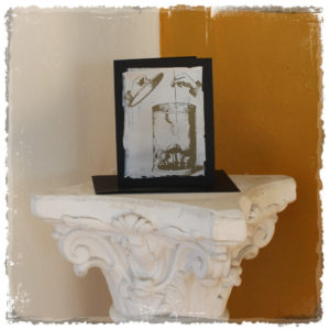 Hand ScreenPrinted Card Mushrooms